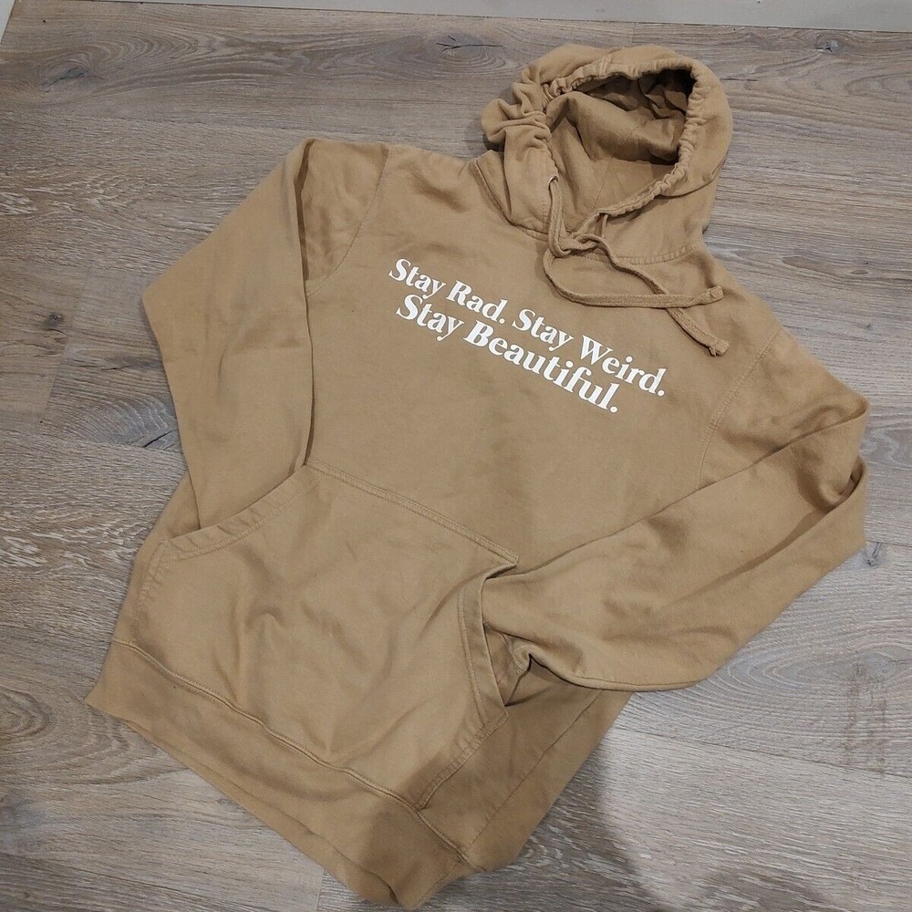 Fanjoy Unisex Hoodie Sweatshirt‎ Sz Small Brown Long Sleeve Acacia Kersey Merch